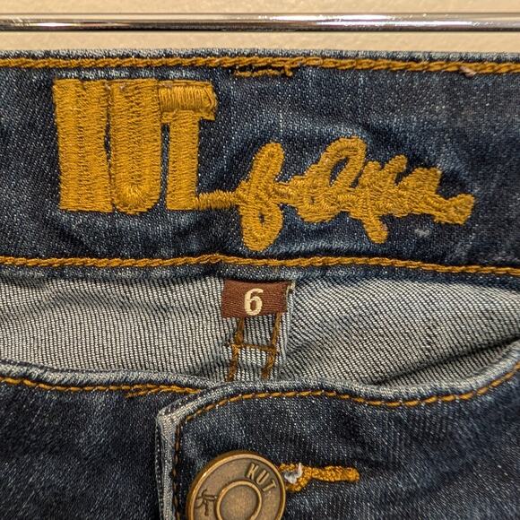 KUT from the Cloth Jeans Classic Clean Straight Skinny Traditional - Size 6 - Picture 5 of 8